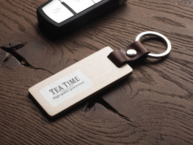 Logotrade business gifts photo of: Wooden keyring 1853121