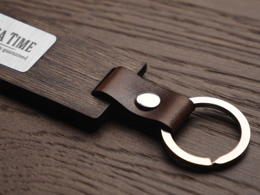 Logo trade advertising products picture of: Wooden keyring 1853121