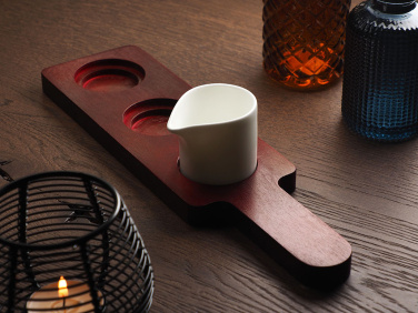 Logo trade advertising products image of: Wooden 3 Shot Serving Board 1863121