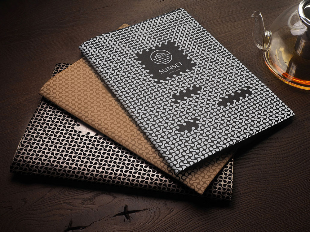 Logo trade business gifts image of: Menu cover Ambiente 1178298