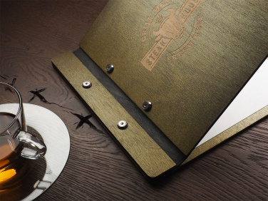 Logo trade corporate gifts image of: Menu cover 1905121