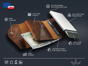 Logo trade promotional giveaways picture of: RFID wallet 1931310