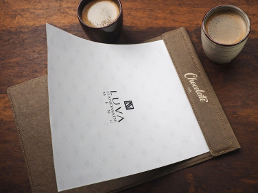 Logo trade corporate gifts image of: Menu cover 1241106