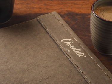 Logo trade promotional giveaways image of: Menu cover 1241106