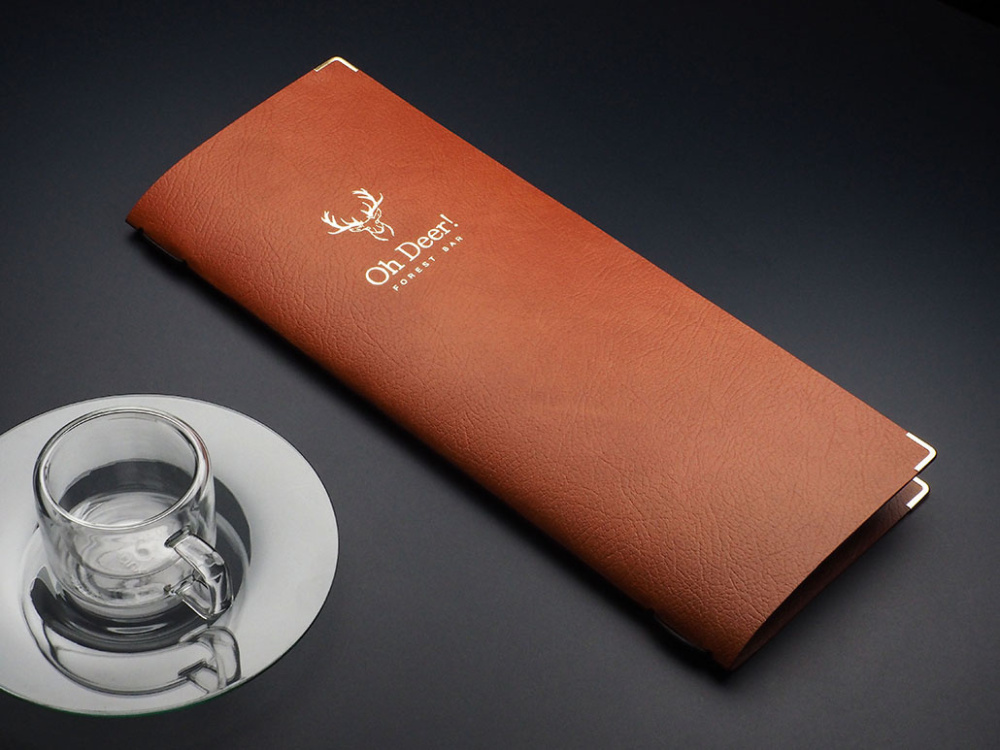 Logo trade promotional gifts image of: Menu cover Ambiente 1947318