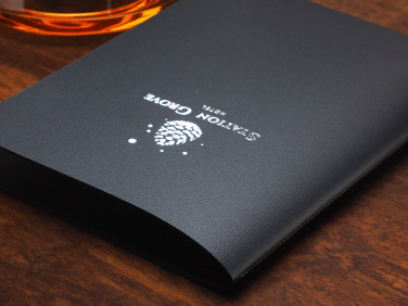 Logo trade promotional giveaways image of: Menu cover 1788319