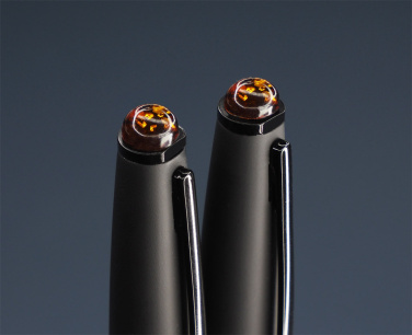 Logotrade promotional merchandise image of: Amber Pen set  1235036
