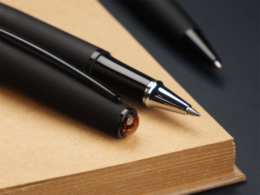 Logotrade promotional merchandise picture of: Amber Pen set  1235036