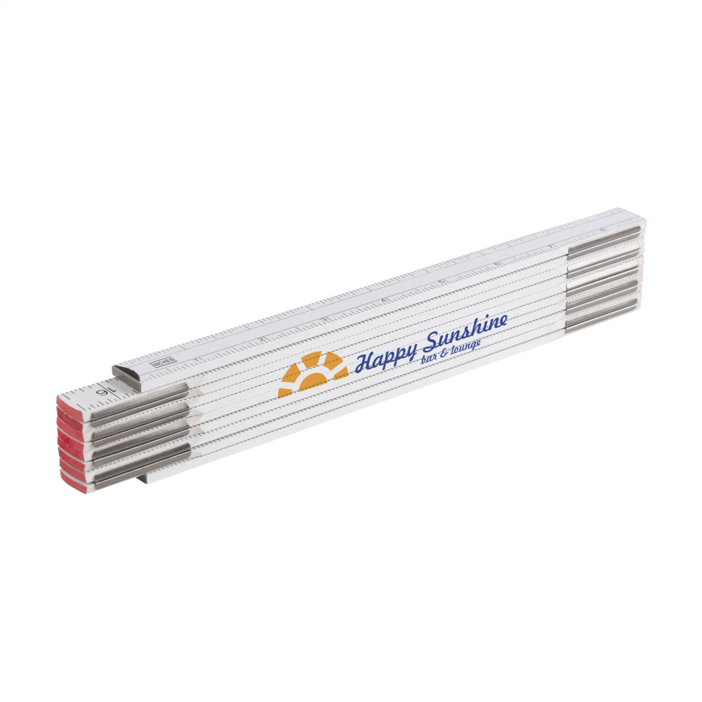 Logo trade promotional product photo of: MetricWoodPro ruler