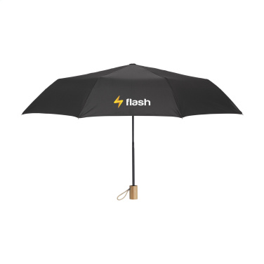 Logo trade advertising products image of: Mini Umbrella RCS RPET foldable umbrella 21 inch