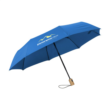 Logo trade promotional items picture of: Michigan foldable RCS RPET umbrella 21 inch