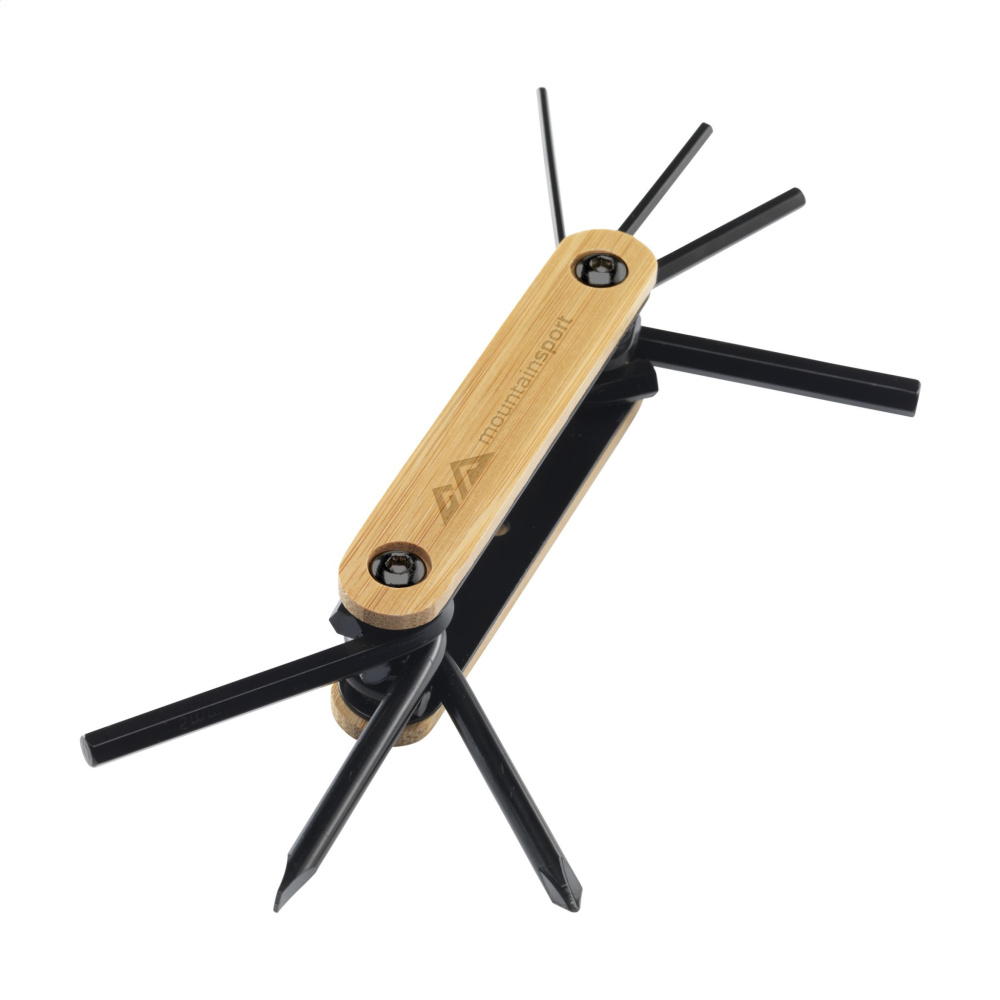 Logotrade promotional products photo of: Bamboo Black Tool multi tool