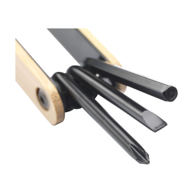 Logo trade corporate gifts image of: Bamboo Black Tool multi tool