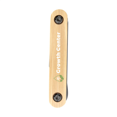 Logo trade promotional item photo of: Bamboo Black Tool multi tool