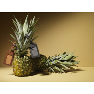 Logotrade advertising products photo of: Vegan Pineapple Leather Luggage Tag