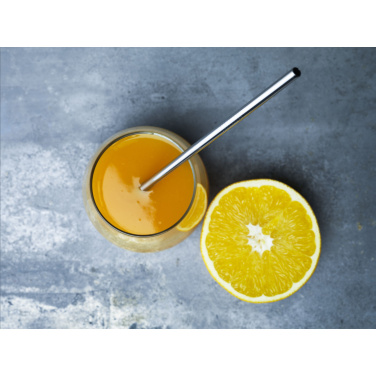 Logo trade advertising products picture of: Reusable 1 piece ECO Straw Set stainless-steel straw