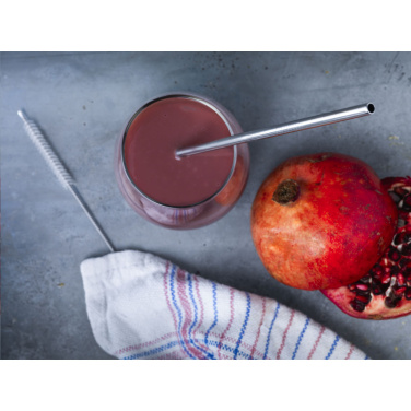 Logotrade corporate gifts photo of: Reusable 1 piece ECO Straw Set stainless-steel straw