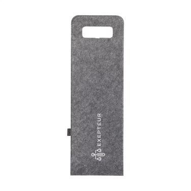 Logo trade corporate gifts picture of: Wine Bag-to-Give GRS RPET