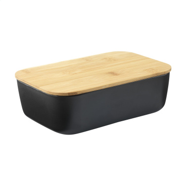 Logo trade promotional item photo of: Midori Bamboo Lunchbox