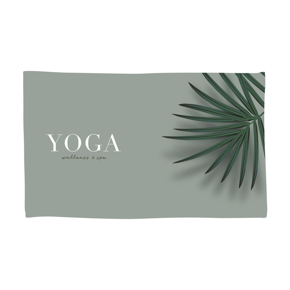 Logo trade promotional giveaways image of: Printed RPET Towel 350 g/m² 50x100