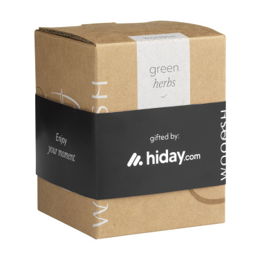 Logo trade promotional giveaways picture of: Wooosh Scented Candle Green Herbs