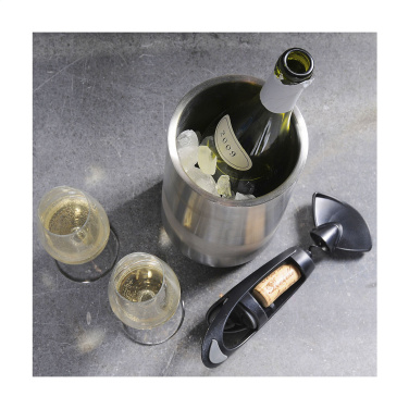 Logotrade business gift image of: CoolSteel RCS Recycled Steel wine cooler