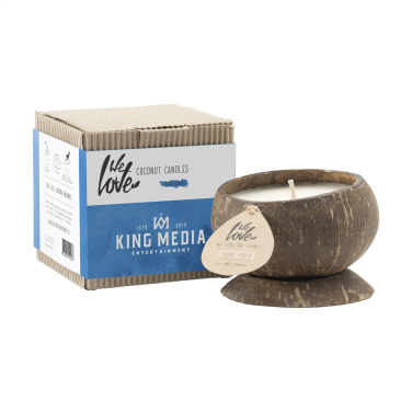 Logo trade advertising products picture of: We Love The Planet Coconut Candle