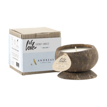 Logotrade business gift image of: We Love The Planet Coconut Candle