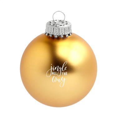Logotrade corporate gifts photo of: Christmas Bauble Ø 6 cm - Made in Europe