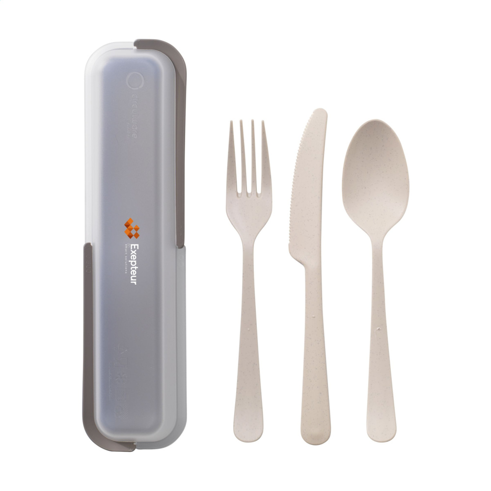 Logotrade promotional merchandise image of: Outdoor 3-piece Cutlery Set