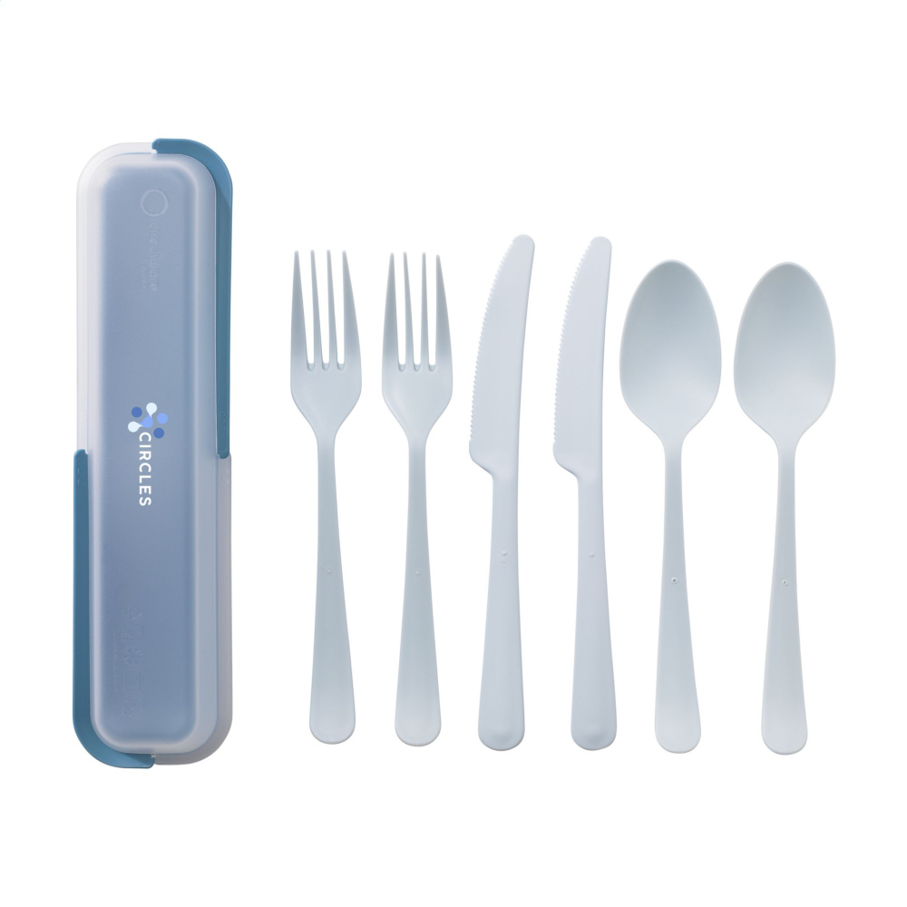 Logo trade promotional merchandise picture of: Outdoor 6-piece Cutlery Set