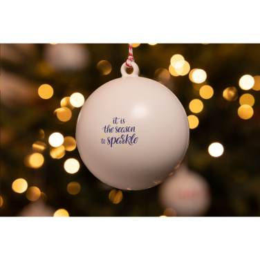 Logotrade promotional merchandise picture of: Christmas Bauble Ø 7 cm Recycled PP - Made in Europe