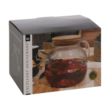 Logo trade promotional products picture of: Teatime Glass Teapot