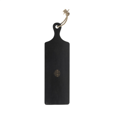 Logo trade promotional giveaways picture of: Black Board Rubberwood cutting board