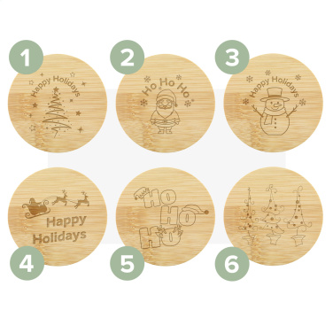 Logo trade corporate gifts image of: Wooosh Scented Candle Sweet Vanilla X-Mas