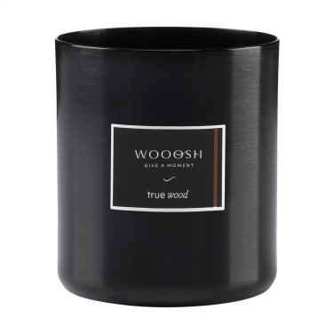 Logo trade promotional giveaways image of: Wooosh Scented Candle True Wood X-Mas
