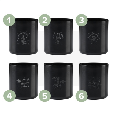 Logo trade corporate gifts picture of: Wooosh Scented Candle True Wood X-Mas