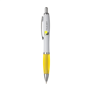 Logo trade business gifts image of: Athos White pen
