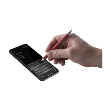 Logo trade promotional merchandise photo of: Lugano Touch stylus pen