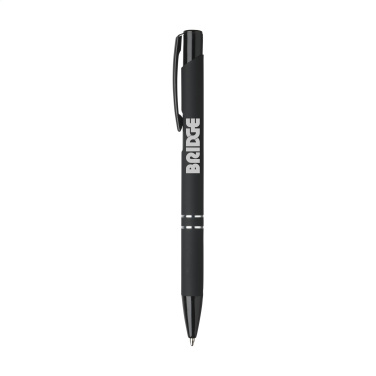 Logotrade promotional merchandise photo of: Ebony Rubberised pen