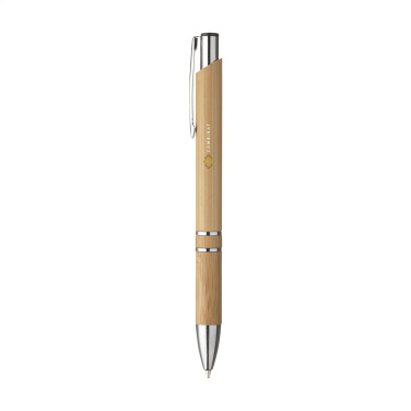 Logo trade promotional gifts image of: Ebony Bamboo pen