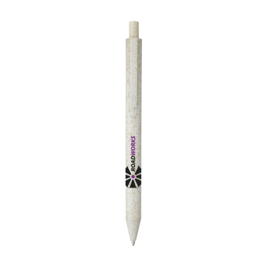 Logo trade promotional giveaways image of: Wheat-Cycled wheat straw pen