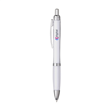 Logo trade promotional item photo of: Athos Solid GRS Recycled ABS pen