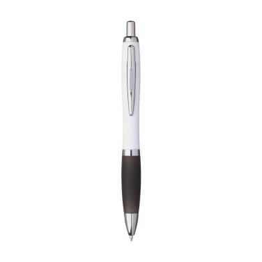 Logo trade corporate gifts image of: Athos Trans GRS Recycled ABS pen
