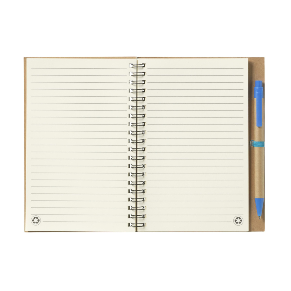 Logotrade corporate gift picture of: Recycle Note-L Paper notebook