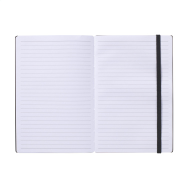 Logotrade advertising products photo of: Bamboo Journal Naked Spine Paper Notebook Black A5