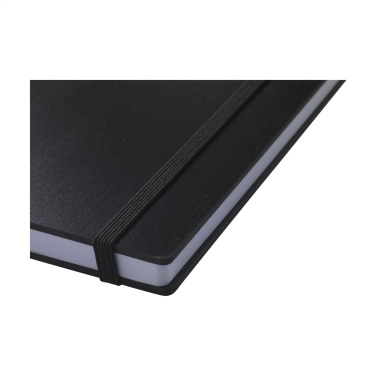 Logo trade promotional item photo of: Bamboo Journal Naked Spine Paper Notebook Black A5