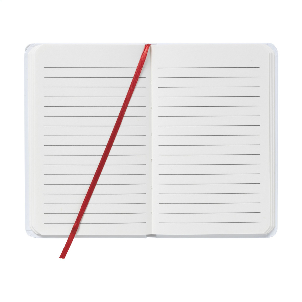Logo trade promotional gifts image of: WhiteNote A6 Paper notebook