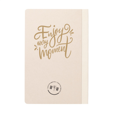 Logo trade promotional giveaways image of: Sugarcane Paper Notebook A5