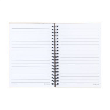 Logo trade business gift photo of: StonePaper Notebook